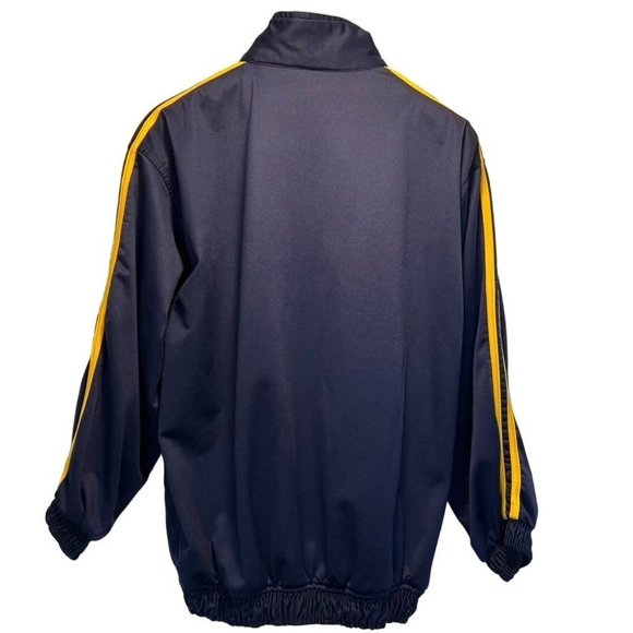 Michigan U of M track jacket Medium Vintage Steve & Barrys‎ Mens maize blue - Picture 2 of 11